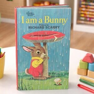 Vintage I Am a Bunny Golden Sturdy Book 1963 Richard Scarry